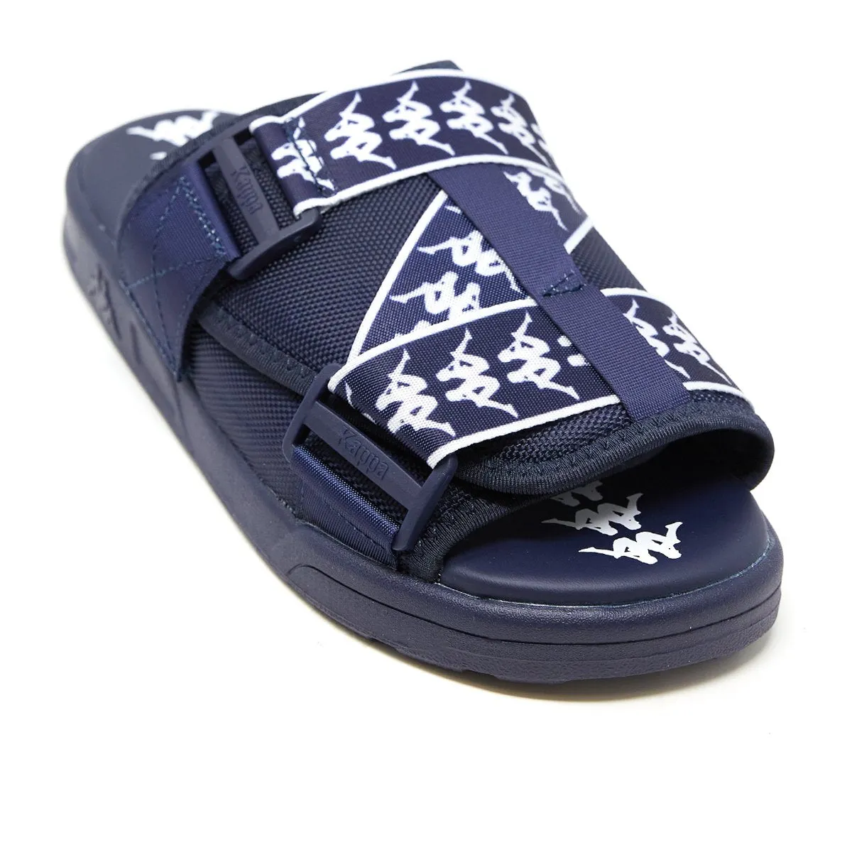 Kappa 222 BAMDA MITEL 1  SLIDES Men’s -BLUE MARINE - WHITE