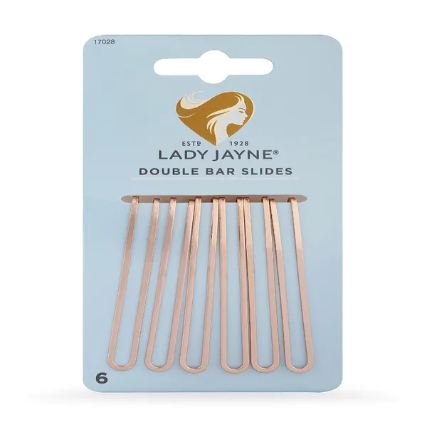 Lady Jayne - Rose Gold Double Bar Slides
